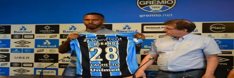 Paulo Miranda vai vestir a camisa 28 no Grêmio